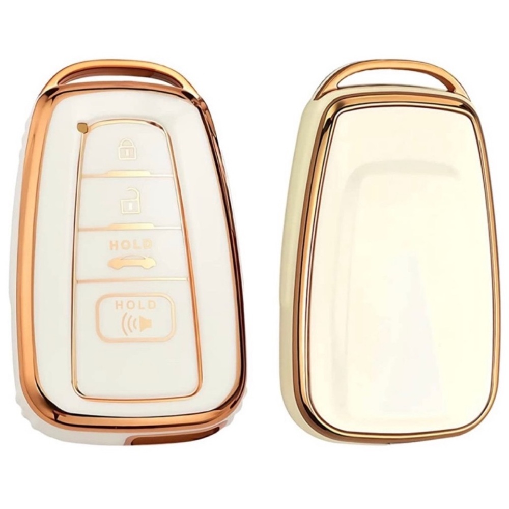Toyota Key Fob Cover - Ivory